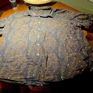 Miami Heat Mashup Button Down